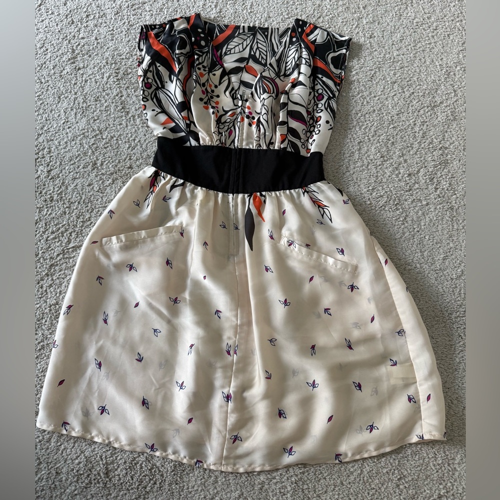 Hype Black and White Casual Sundress